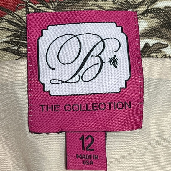 B The Collection "The Hunt" Skirt 12 Rust like color Waterfowl - Picture 12 of 13